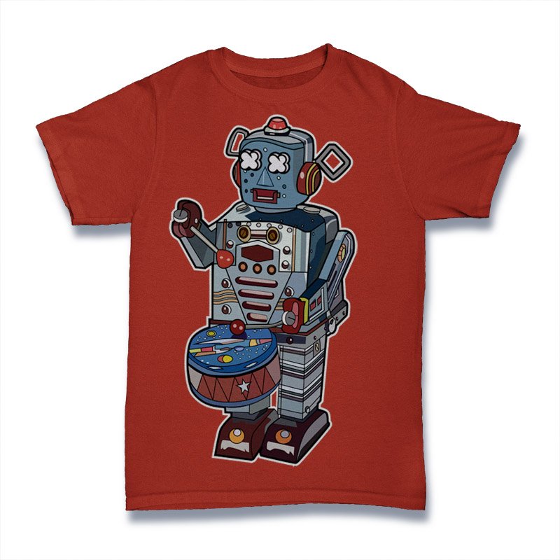 Marching Band Robot Tshirt