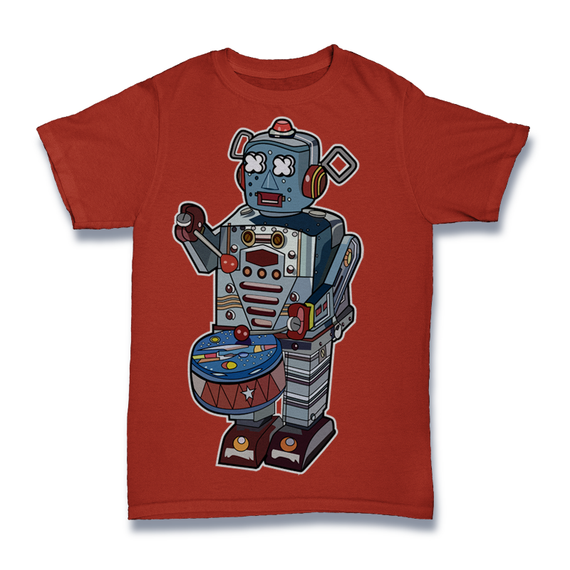 Marching Band Robot Tshirt