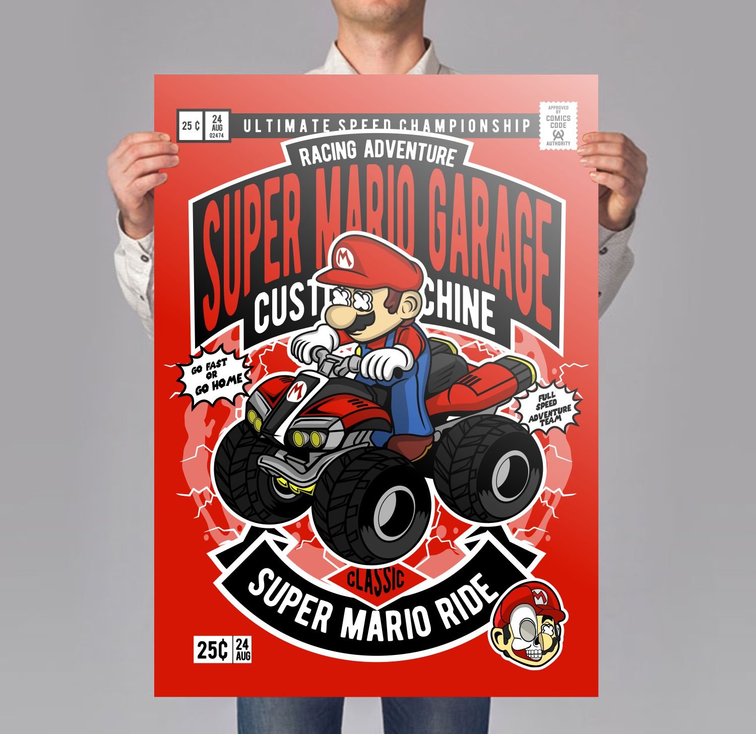 Mario Ride Poster