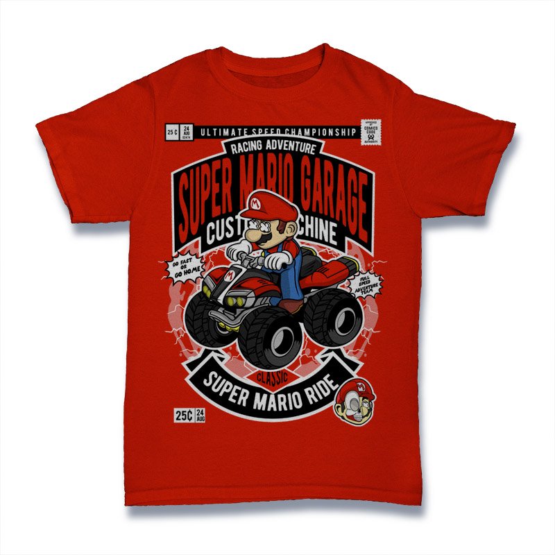 Mario Ride Tshirt