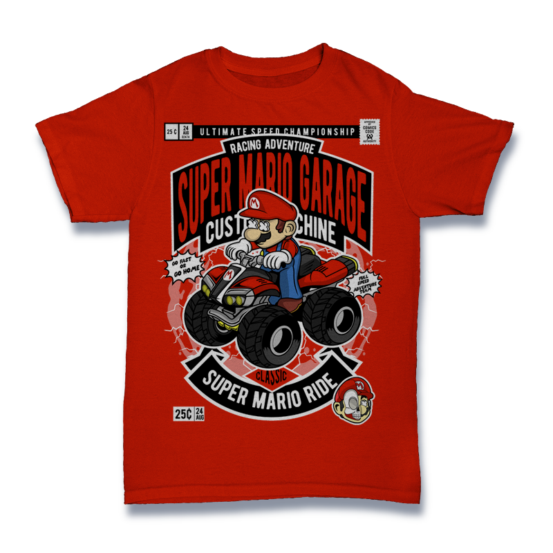 Mario Ride Tshirt