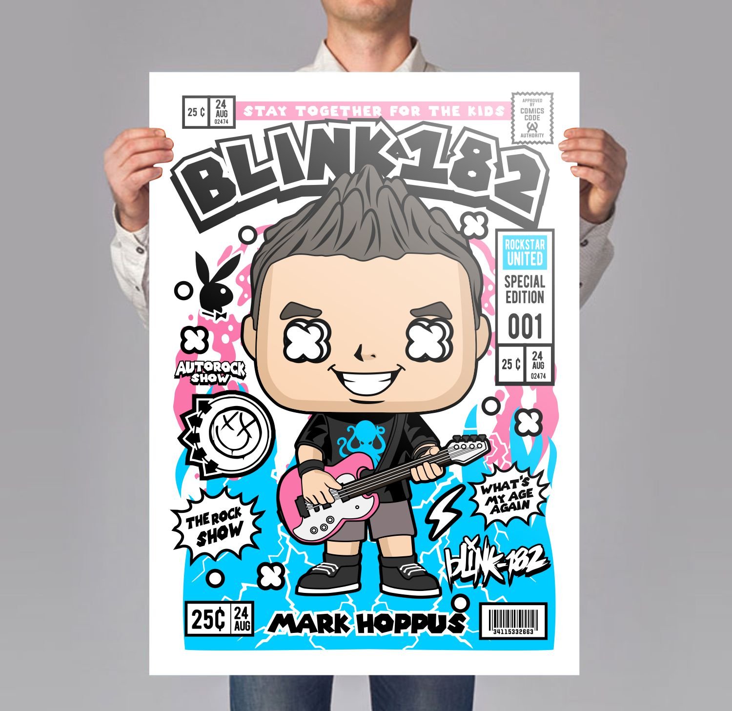 Mark Hoppus Blink 182 Poster