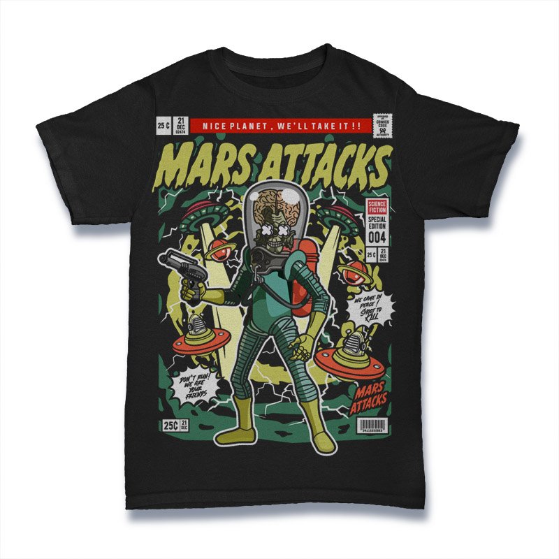 Mars Attacks Tshirt