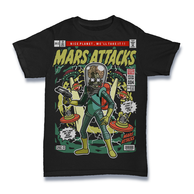 Mars Attacks Tshirt
