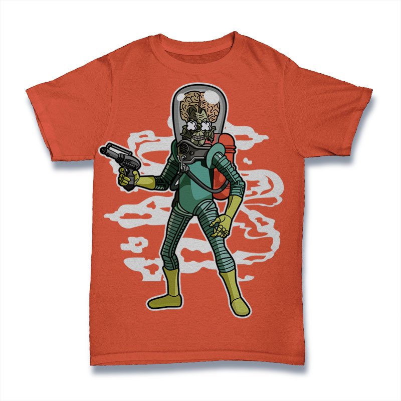 Martian Attack Tshirt