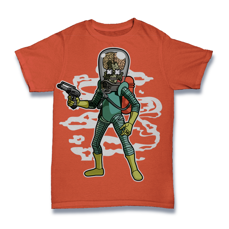 Martian Attack Tshirt