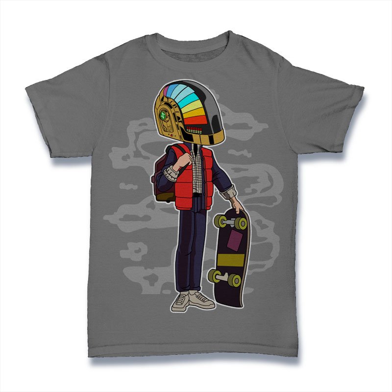 Marty Daft Punk Tshirt