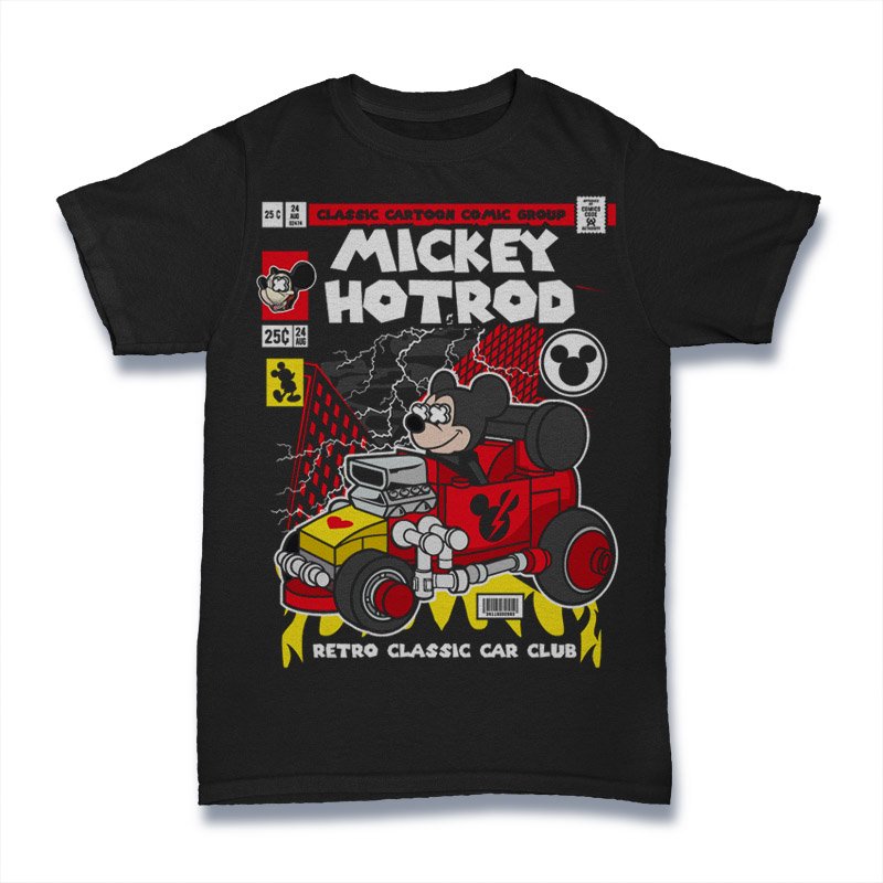 Mickey Hot Rod Tshirt