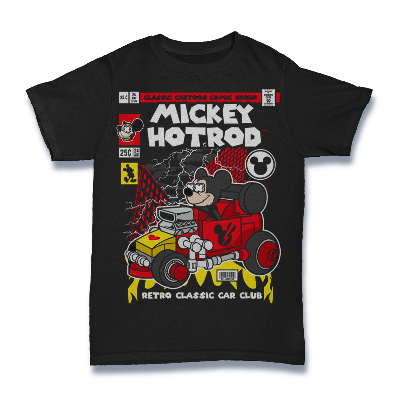 Mickey Hot Rod Tshirt