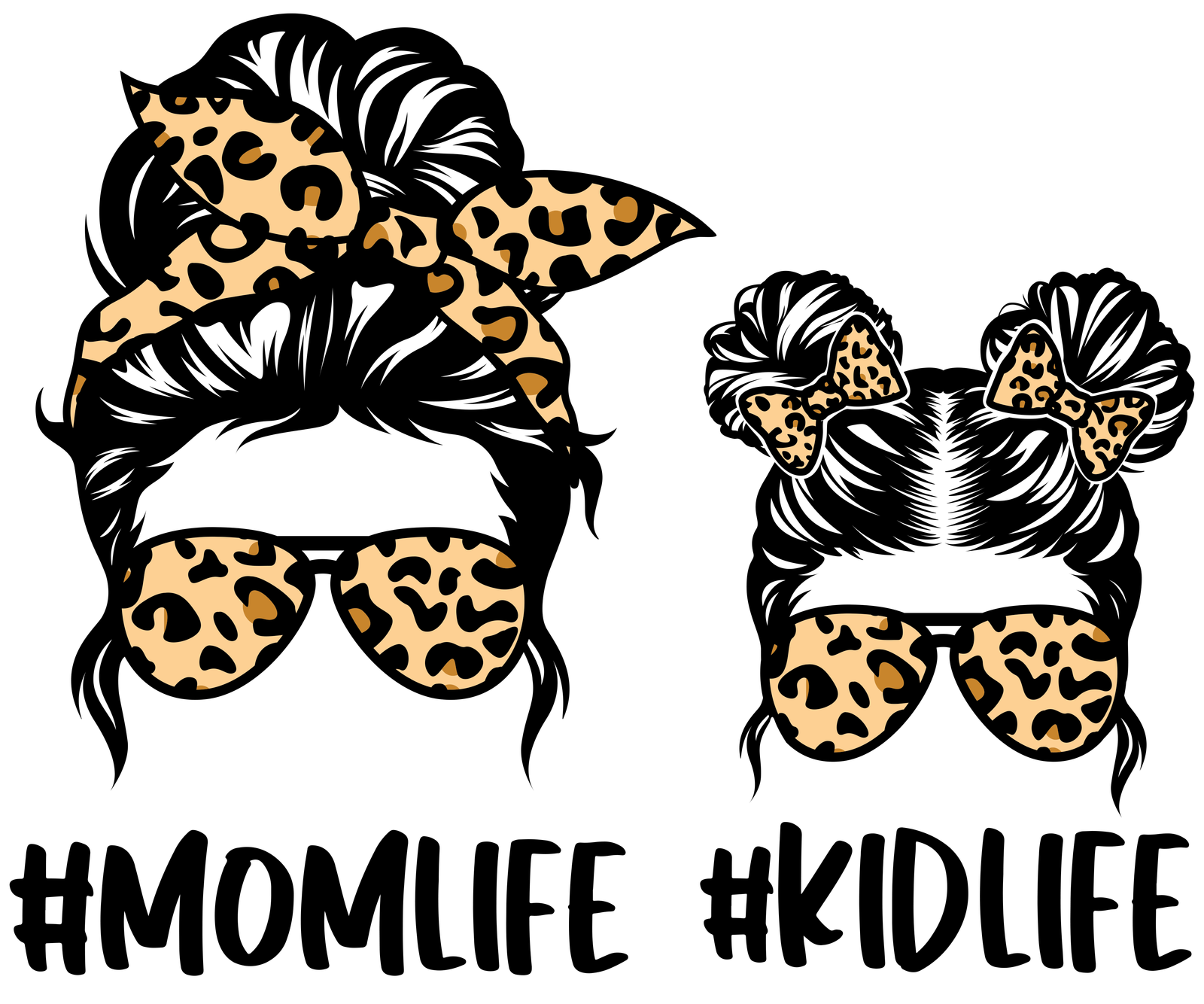 Mom – Daughter Leopard