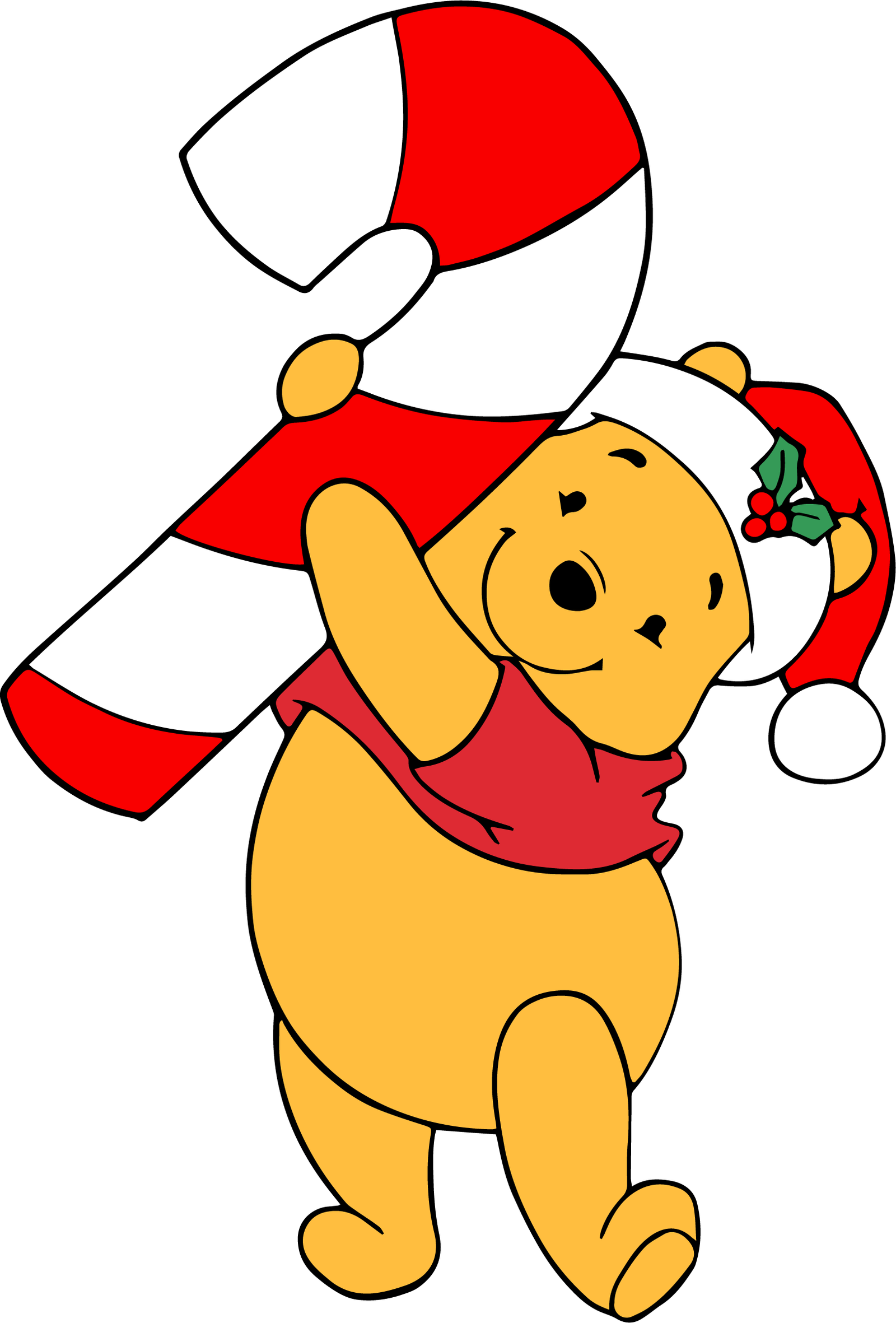MooSVG – Winnie Christmas (03) – PNG