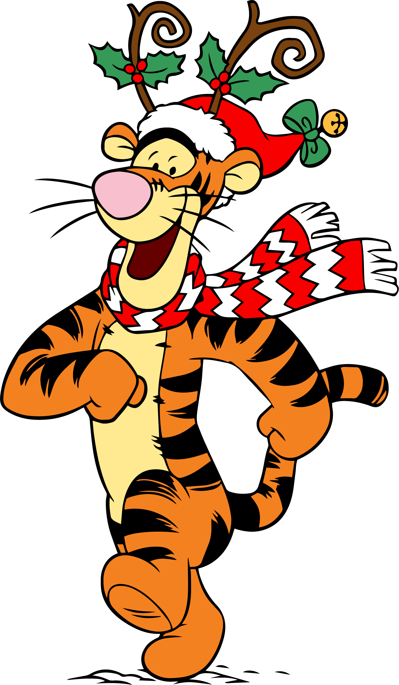 MooSVG – Winnie Christmas (15) – PNG