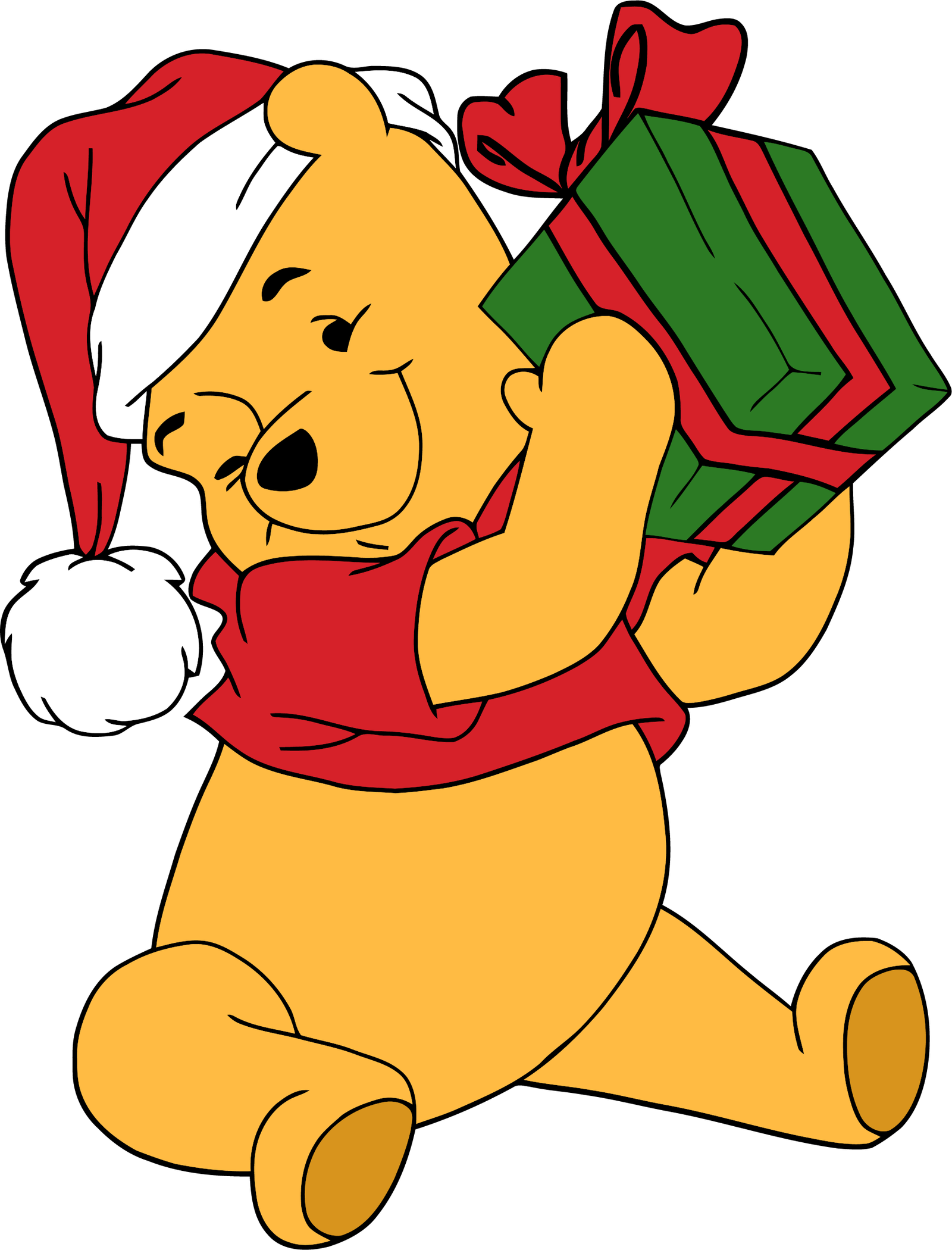 MooSVG – Winnie Christmas (22) – PNG
