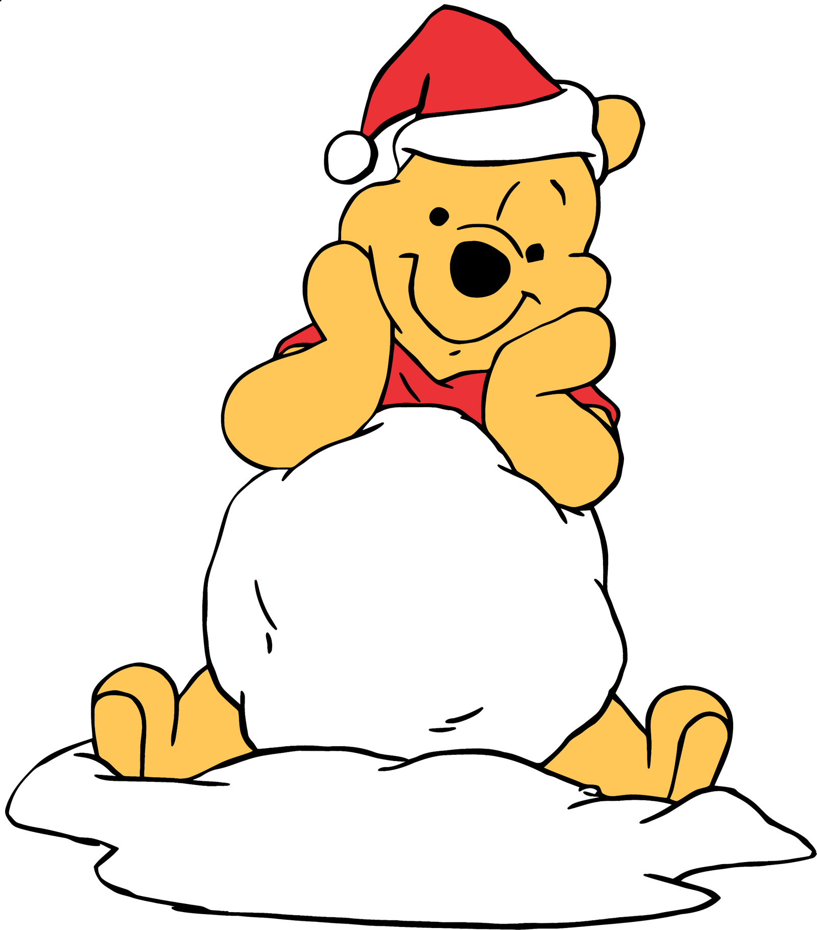MooSVG – Winnie Christmas (24) – PNG