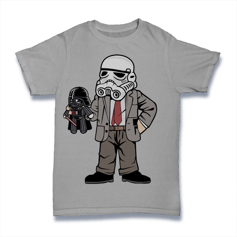 Mr Bean Vader Storm Trooper Tshirt