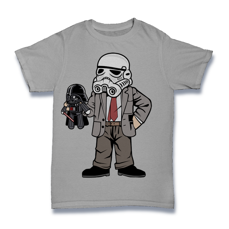 Mr Bean Vader Storm Trooper Tshirt