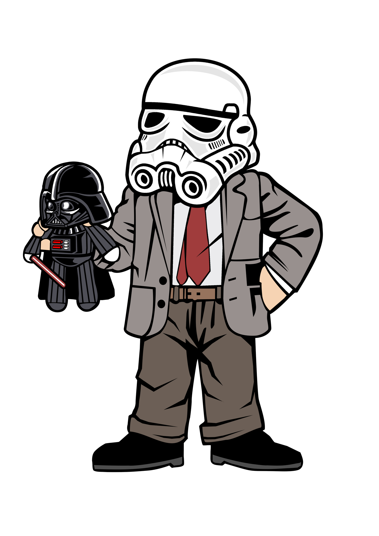 Mr Bean Vader Storm Trooper
