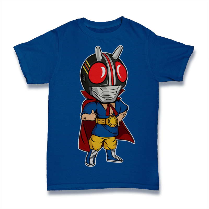 Mr Satan Kamen Rider Tshirt