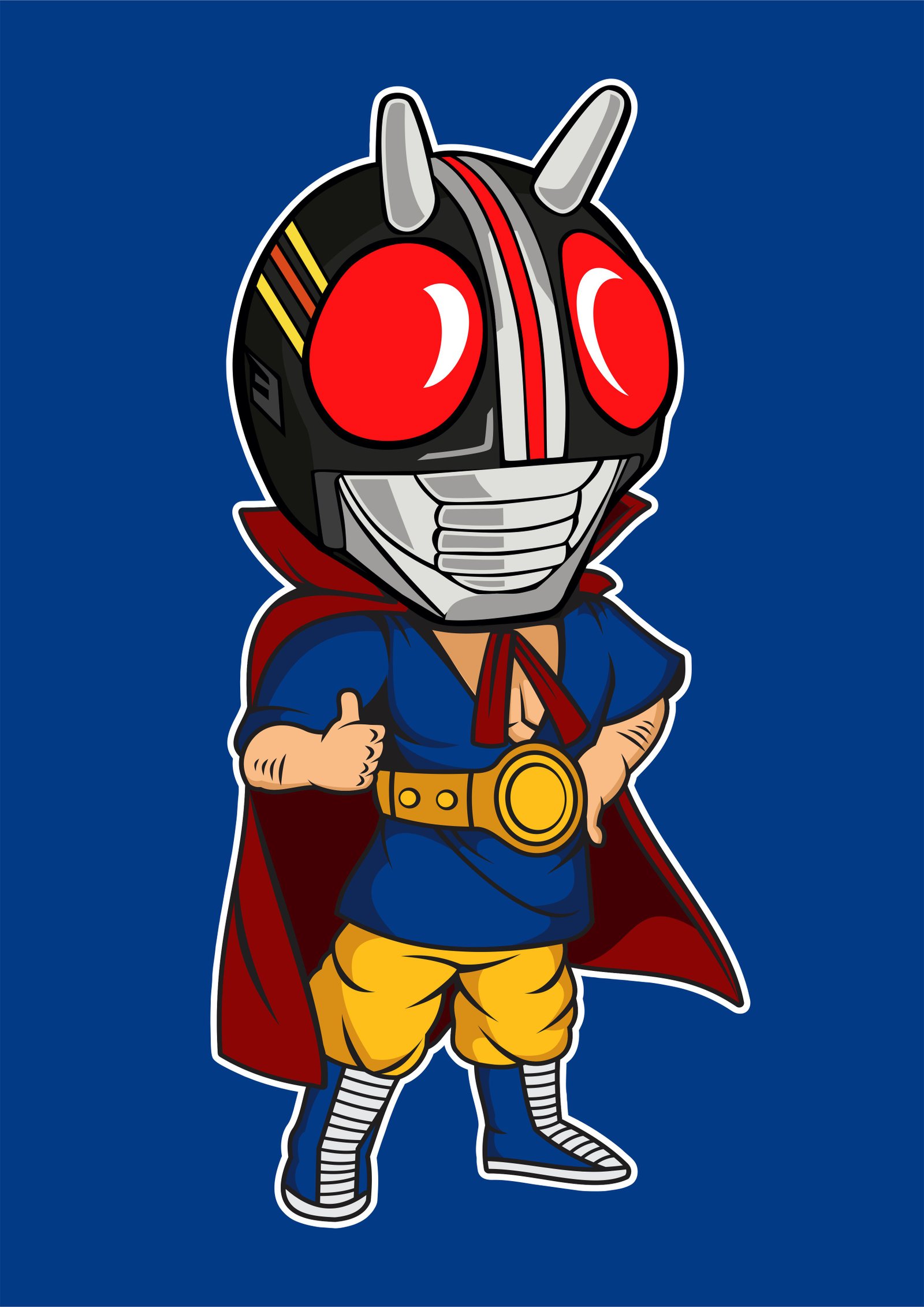 Mr Satan Kamen Rider