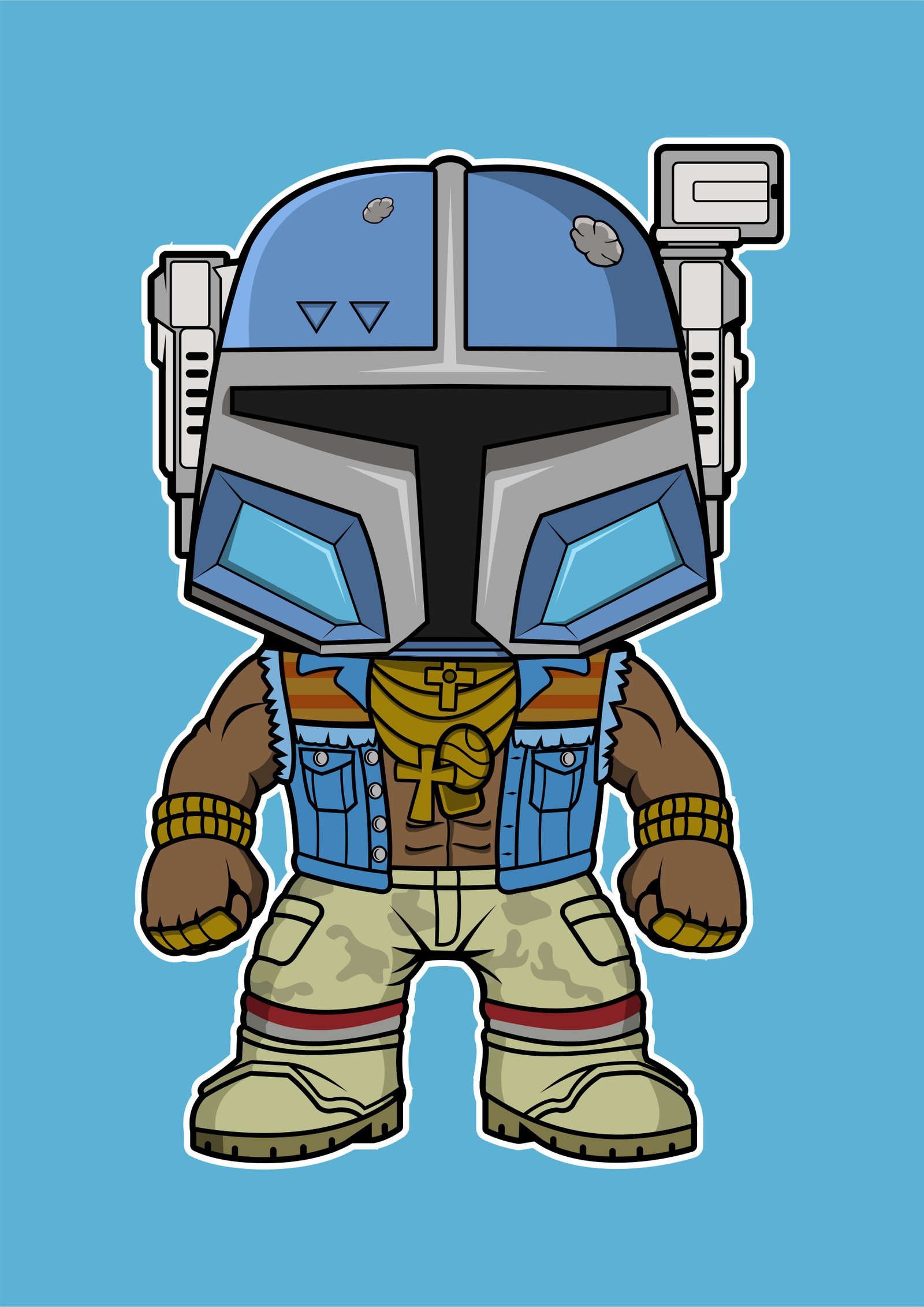 Mr T Mandalorian