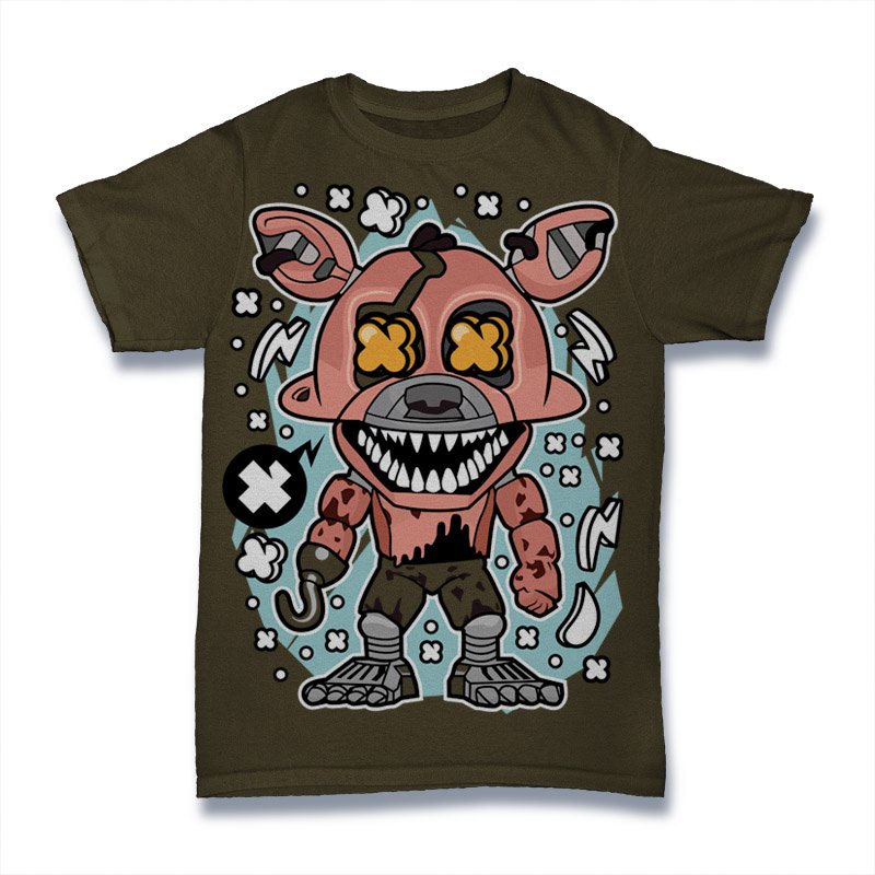 Nightmare Foxy Tshirt