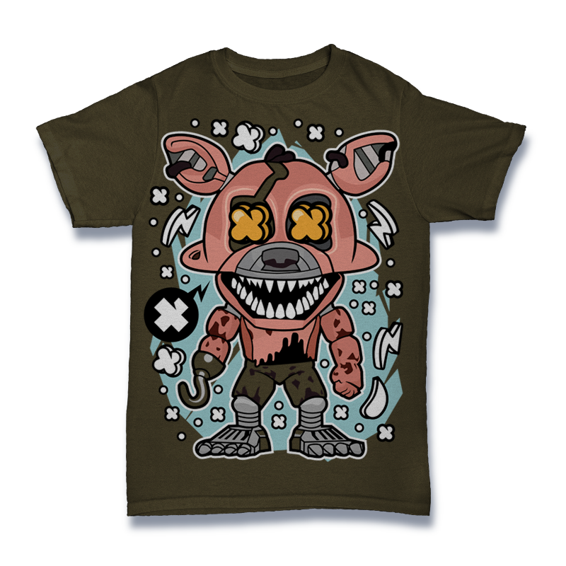 Nightmare Foxy Tshirt