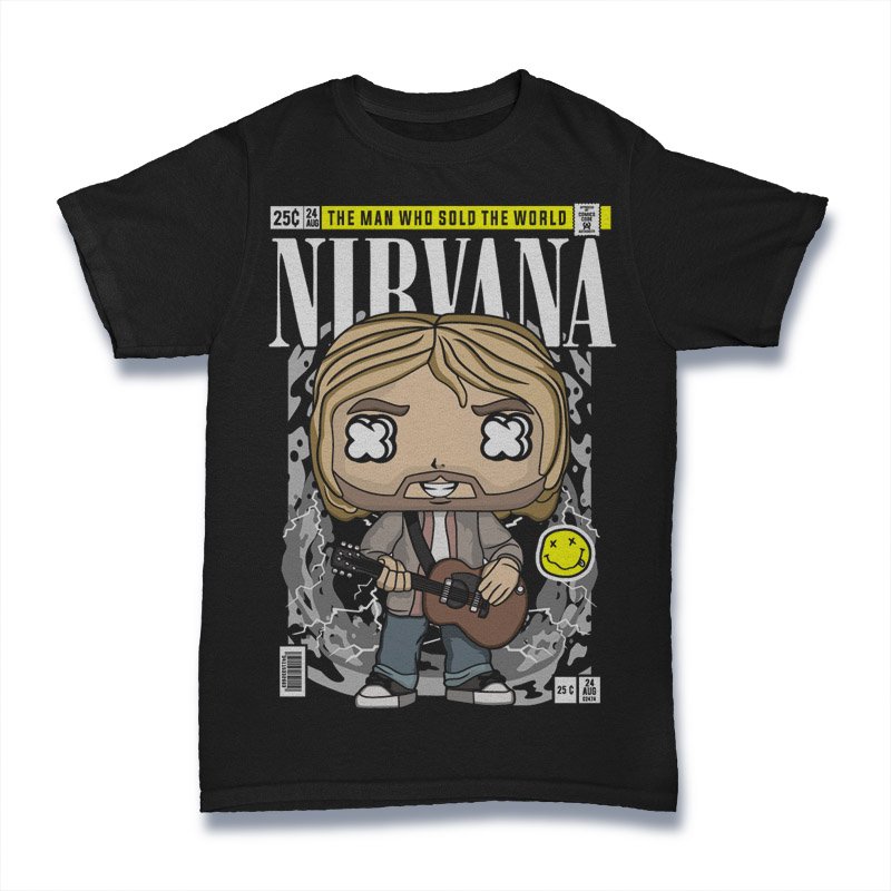 Nirvana Kurt Cobain Tshirt