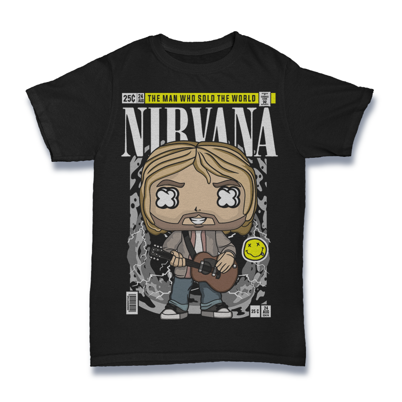 Nirvana Kurt Cobain Tshirt