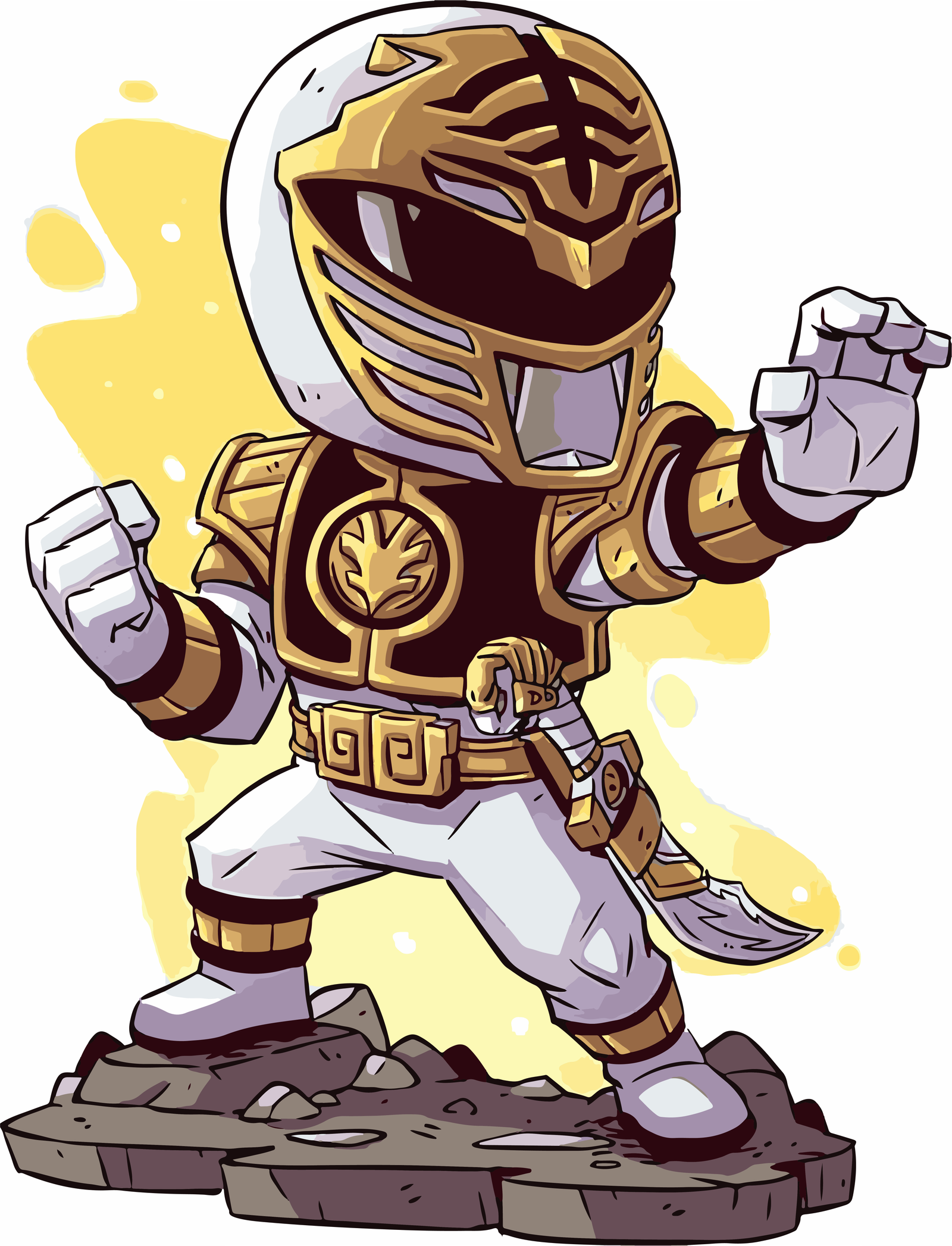 POWER RANGER BRANCO