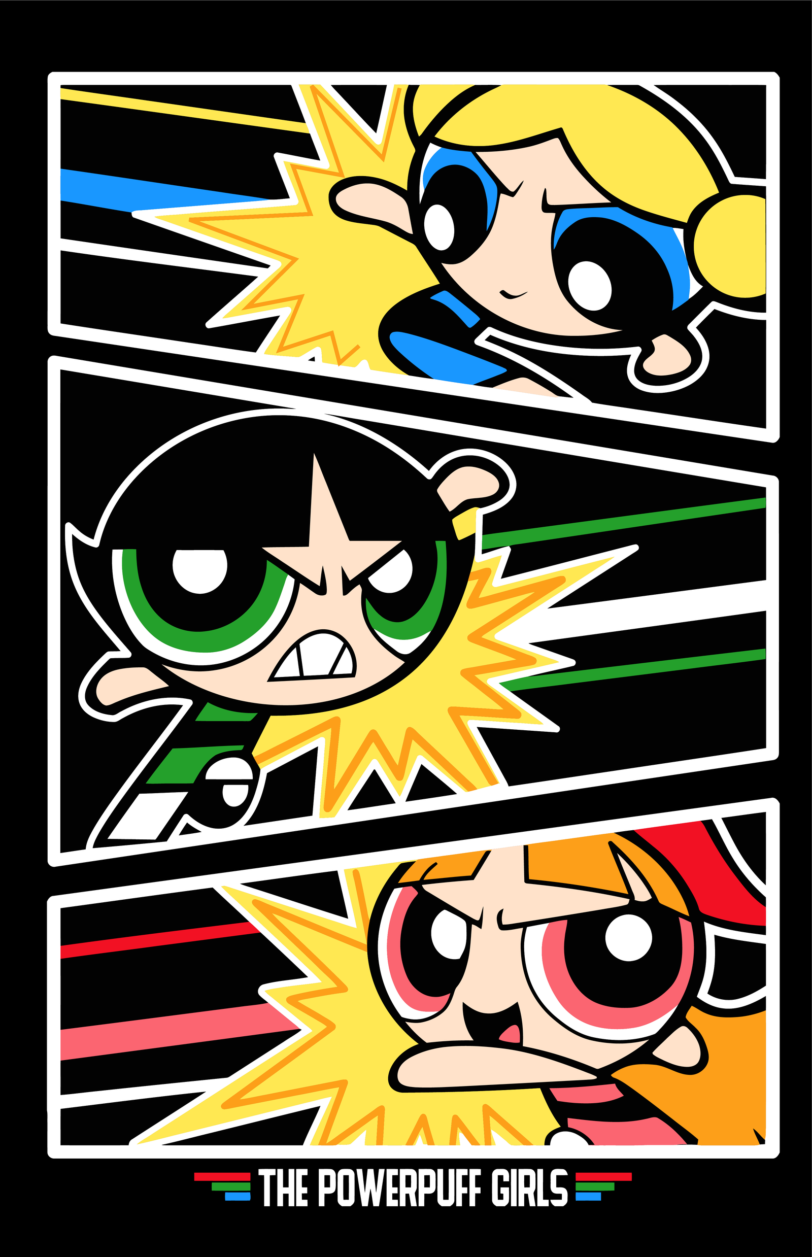 POWERPUFF GIRLS BLACK