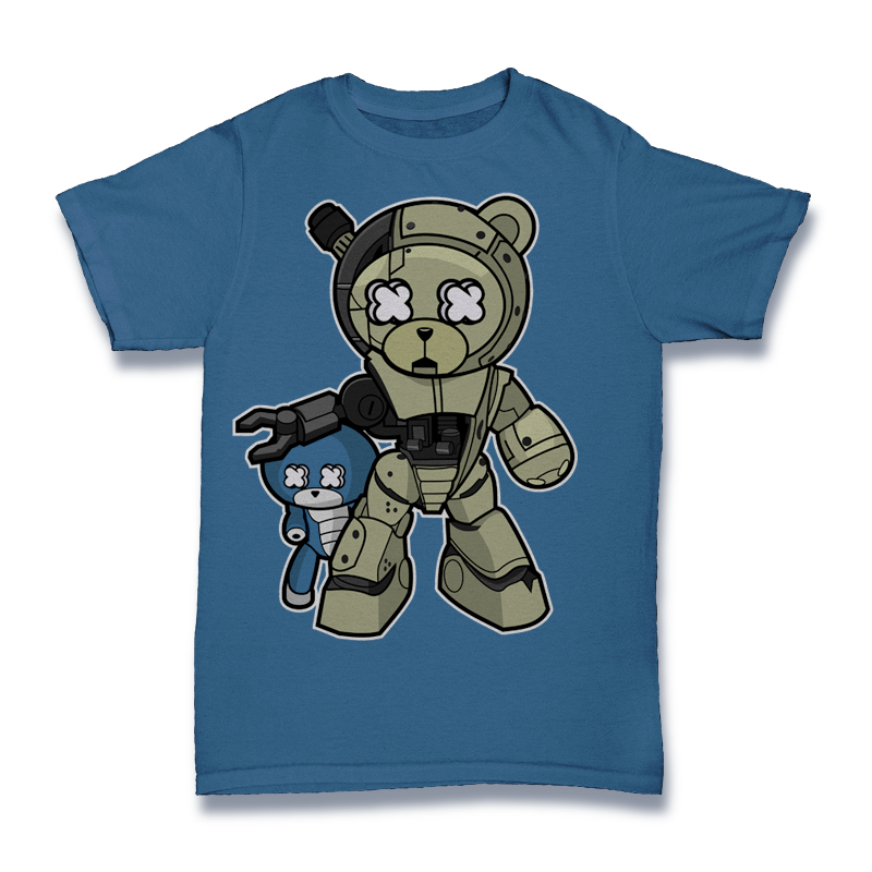 Panda Robot Tshirt