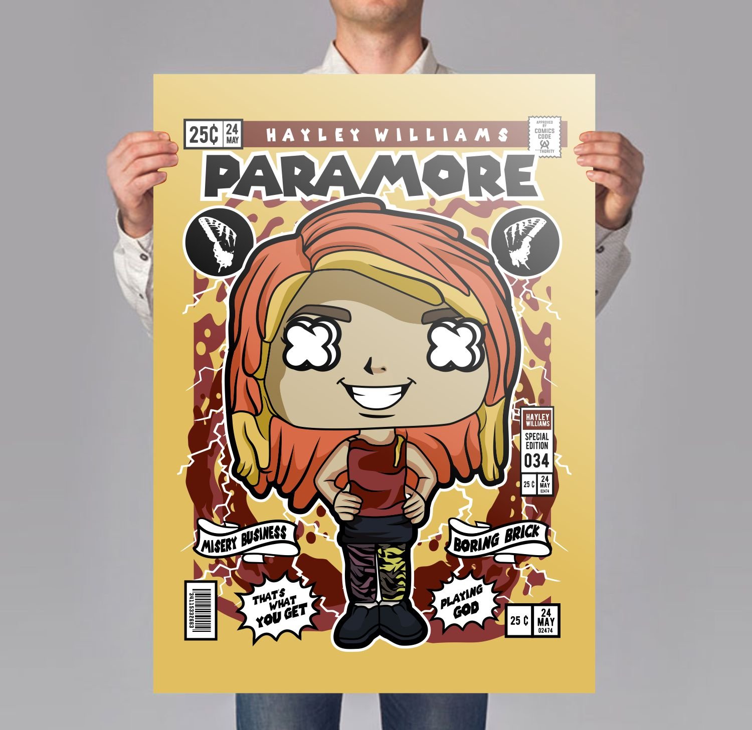 Paramore Hayley Williams Poster