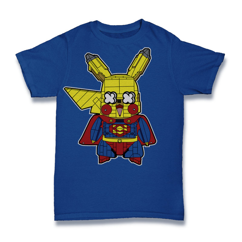 Pikachu Superman Tshirt