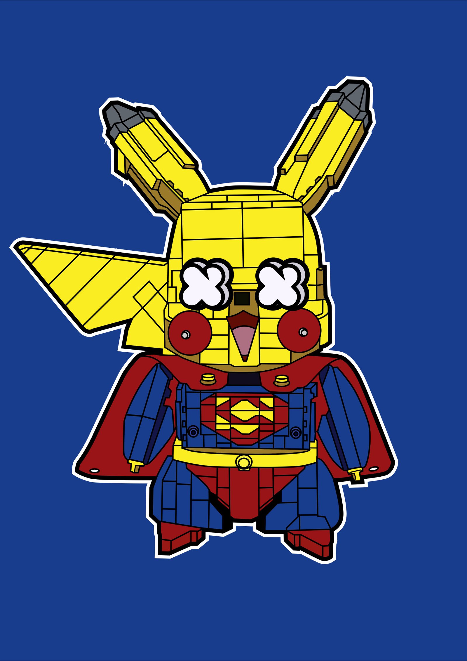 Pikachu Superman