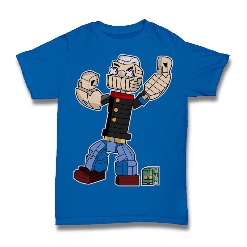Popeye Lego Tshirt