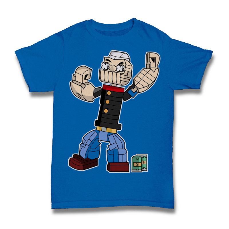 Popeye Lego Tshirt