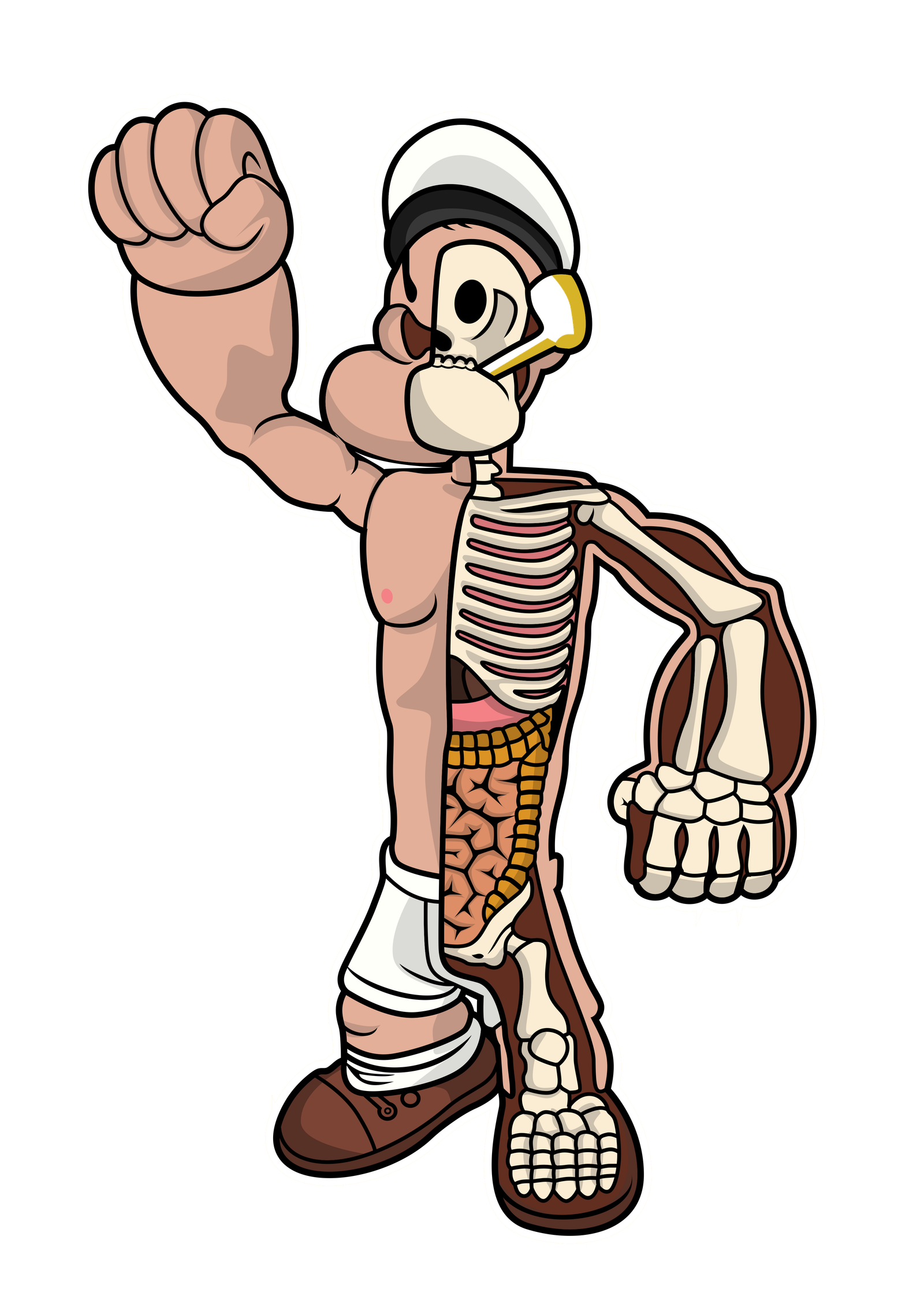 Popeye Skeleton