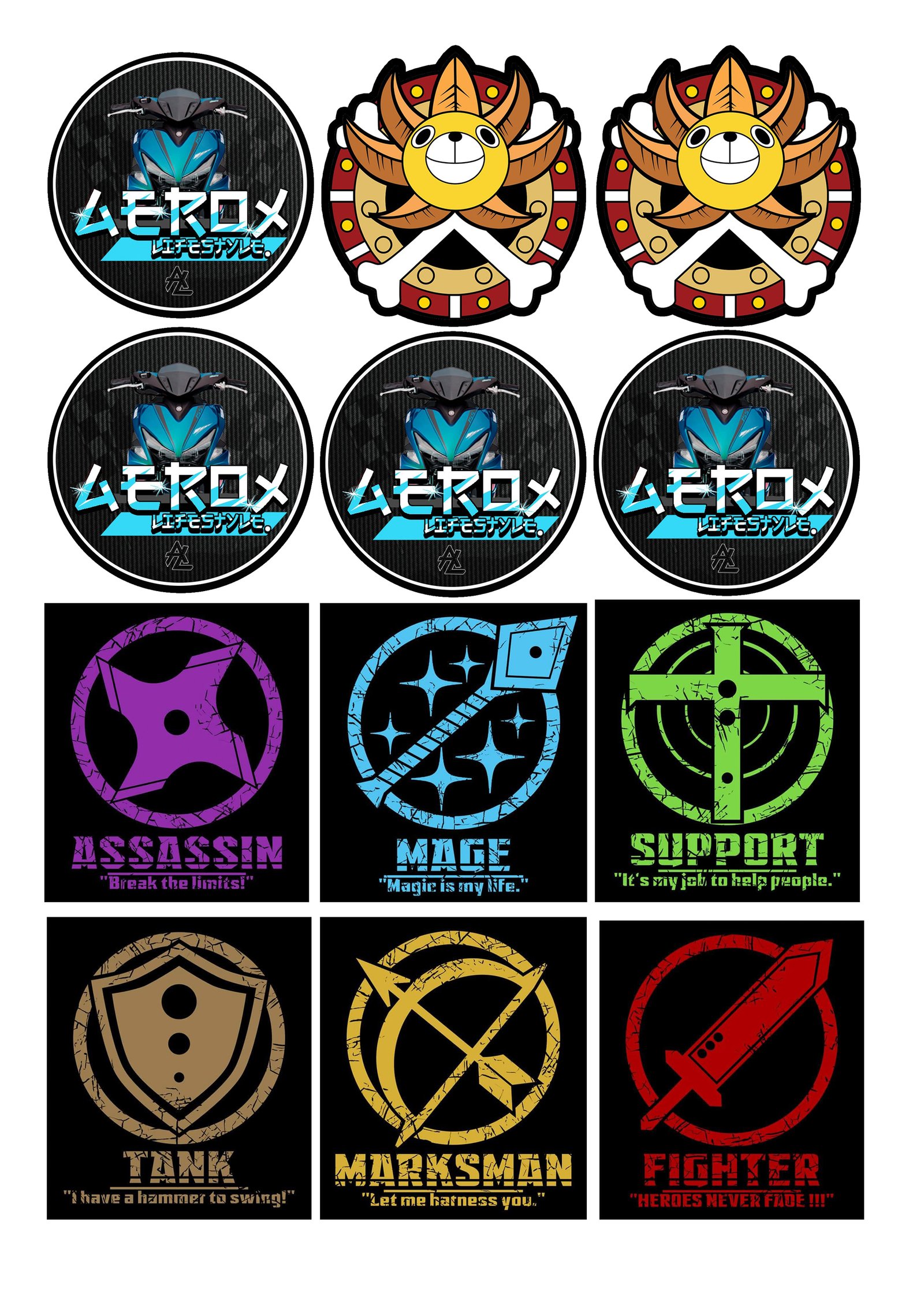 RTP Stickers (288)