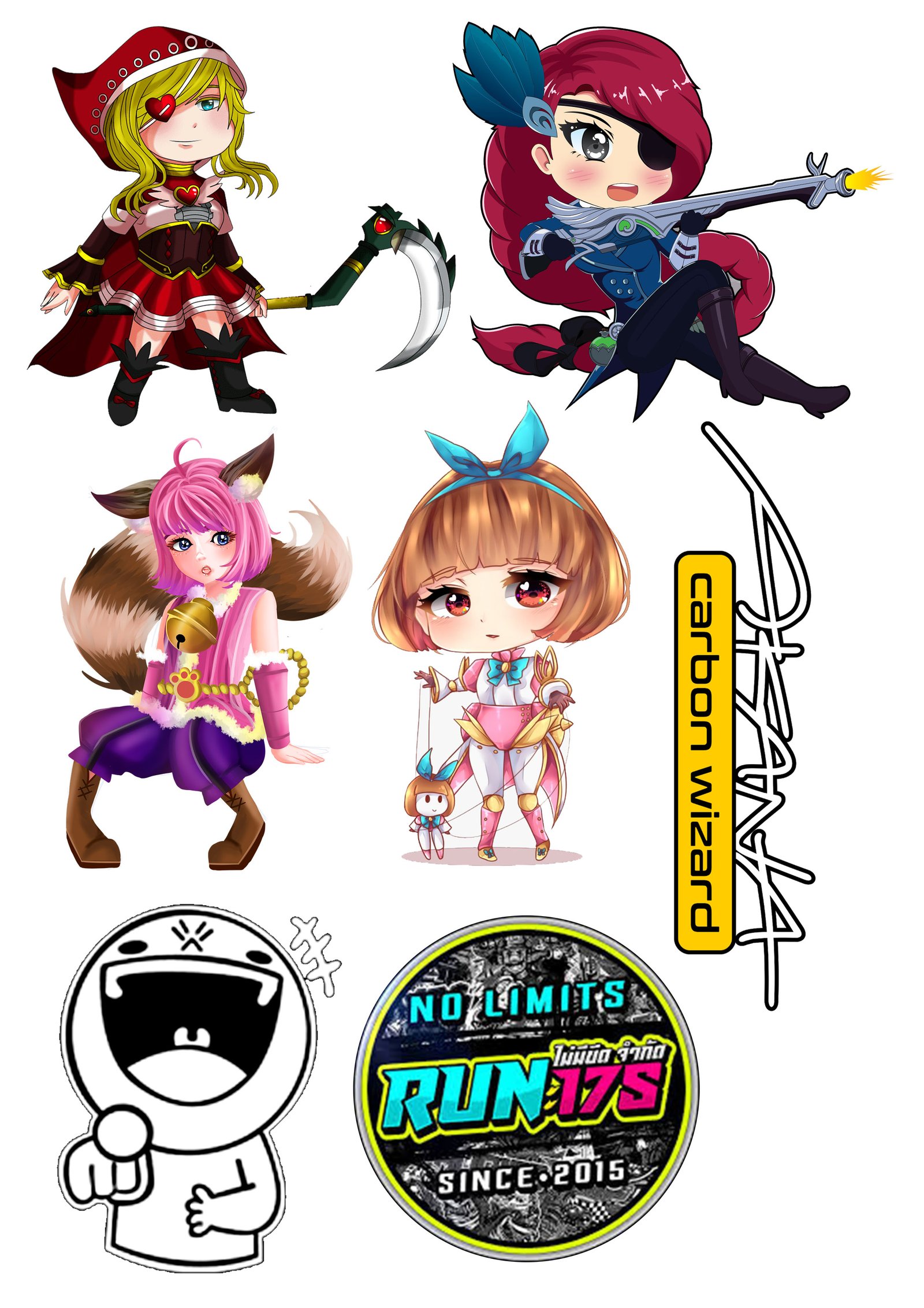 RTP Stickers (6)