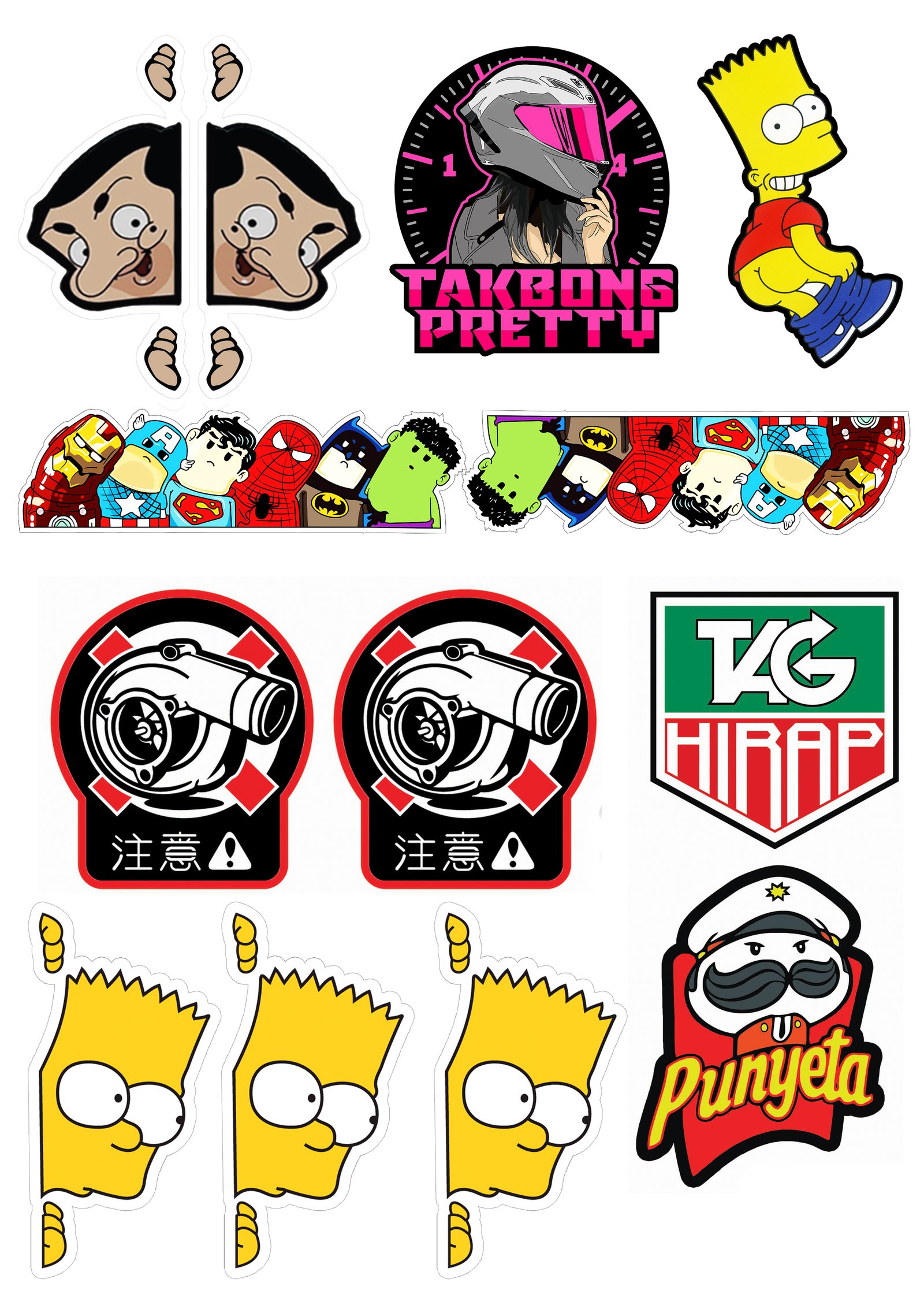 RTP Stickers (60)