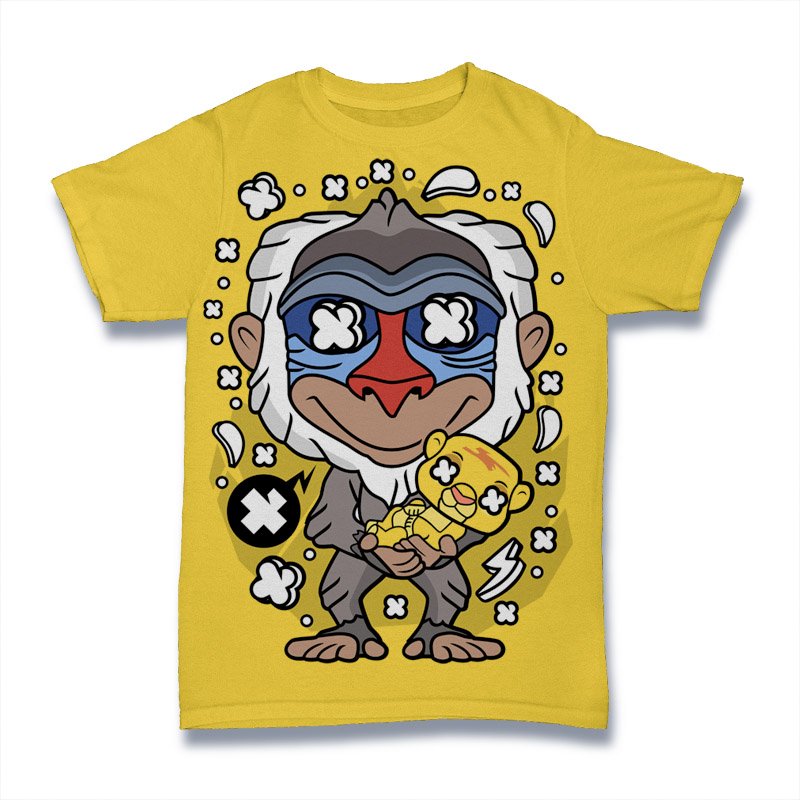 Rafiki With Simba Tshirt