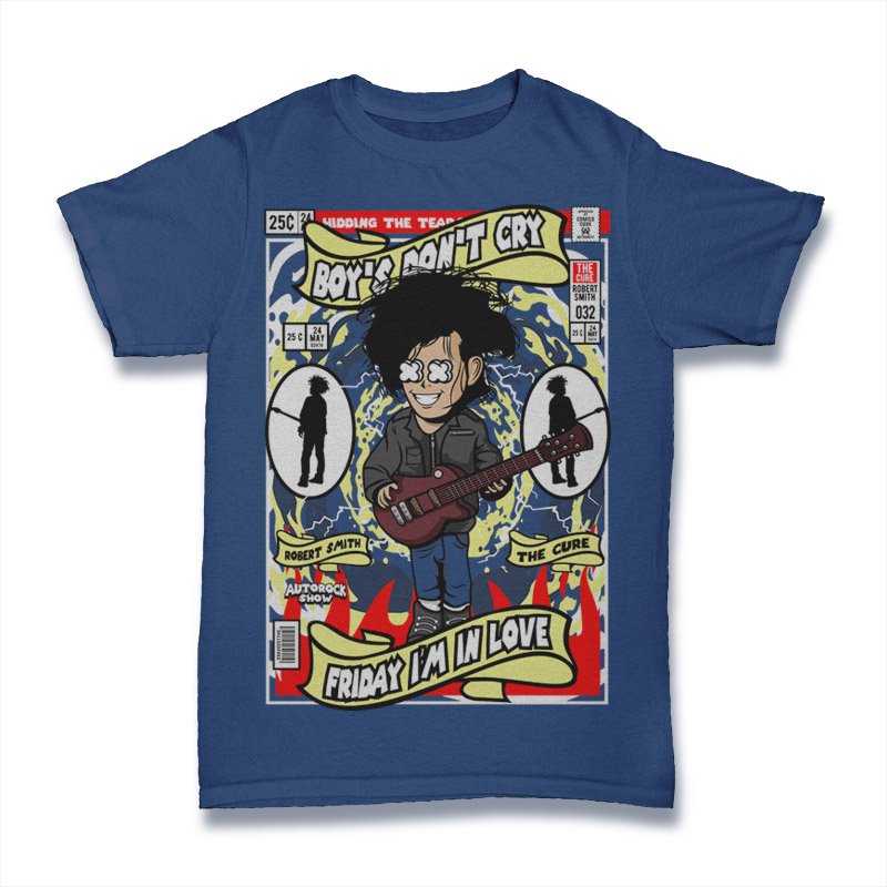 Robert Smith The Cure Tshirt