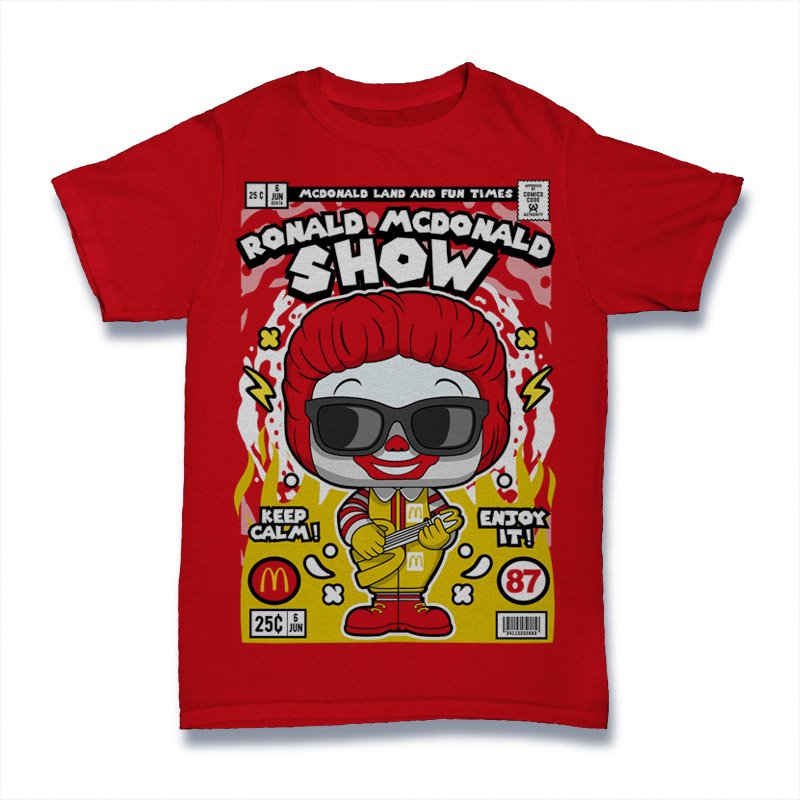 Ronald Mcdonald Tshirt