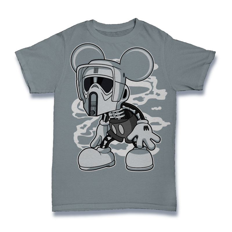 Scout Trooper Mickey Tshirt