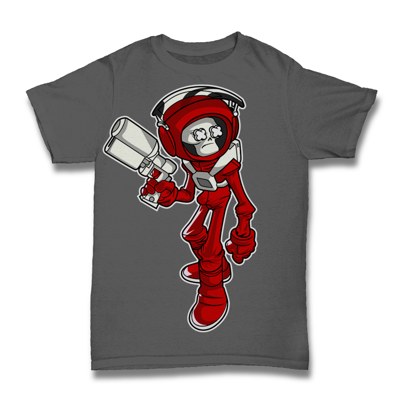Skull Astronaut Tshirt