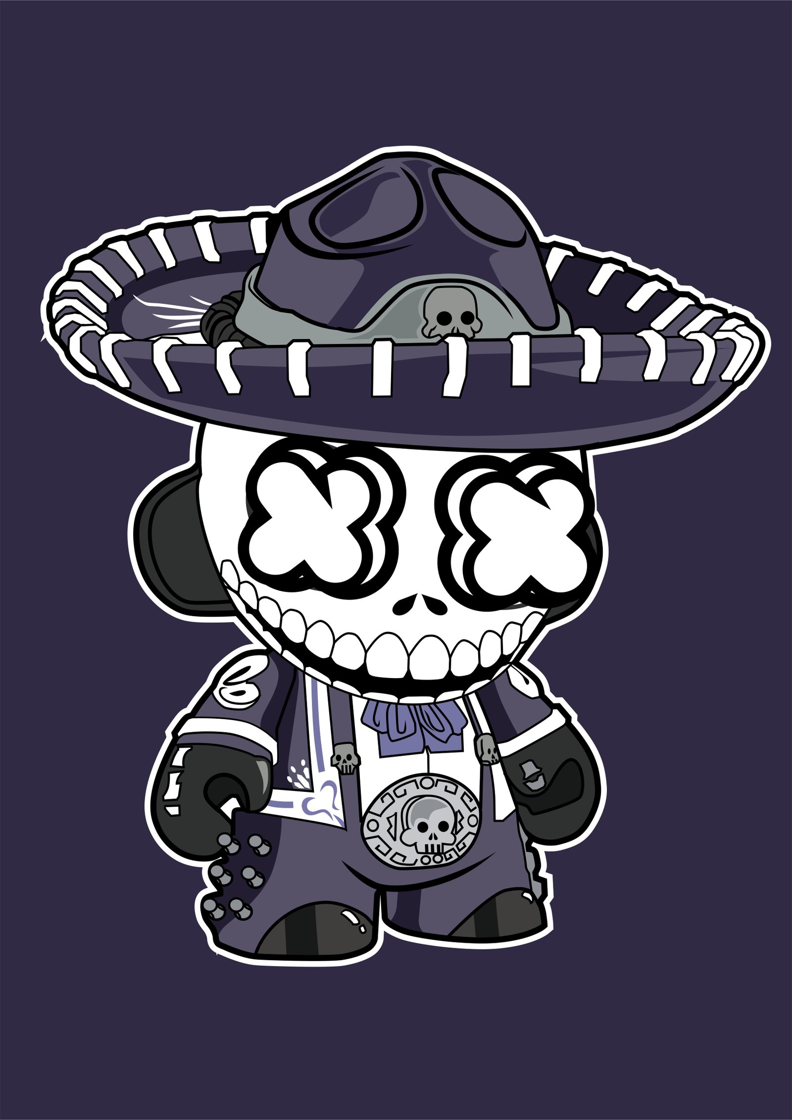 Skull Day of The Dead
