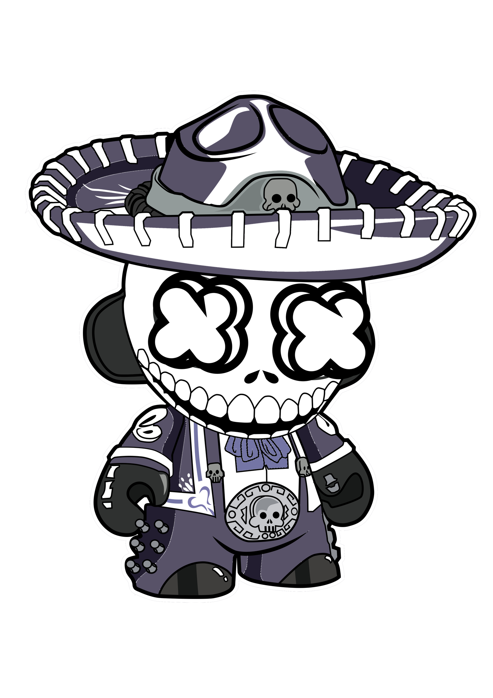 Skull Day of The Dead