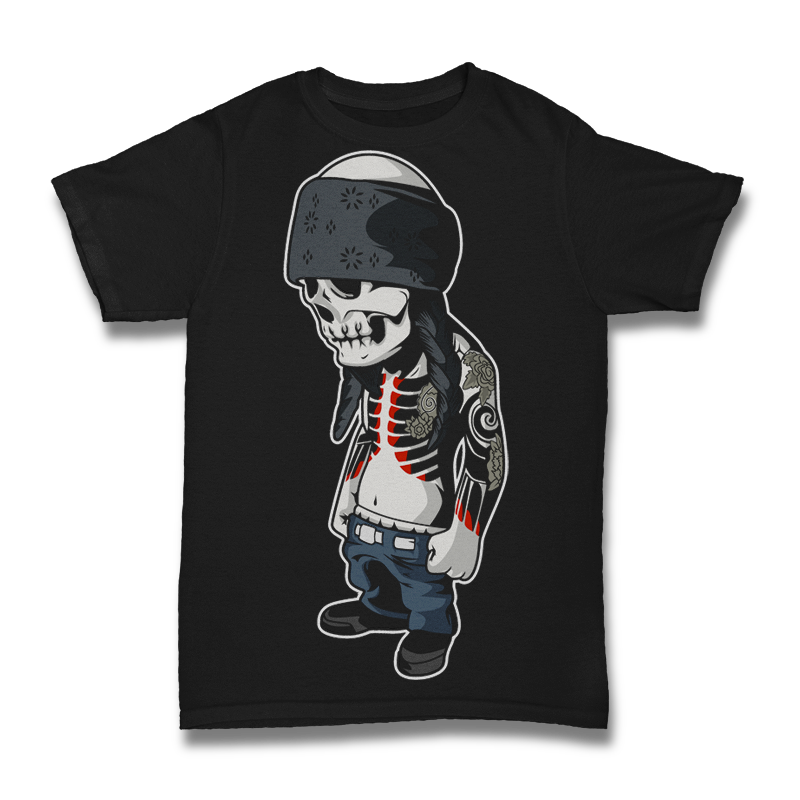 Skull Head Tattoo Tshirt