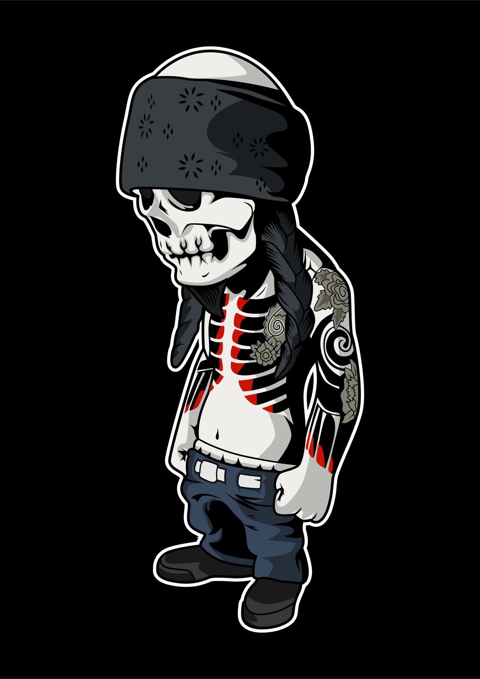 Skull Head Tattoo