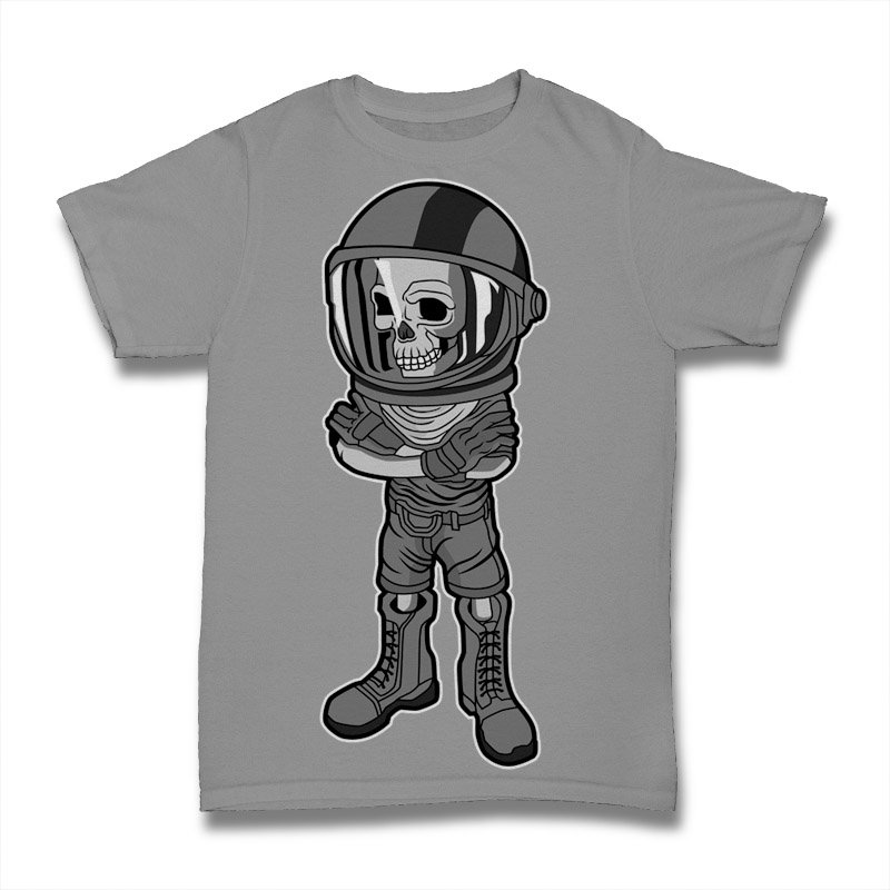 Skull Helmet Tshirt